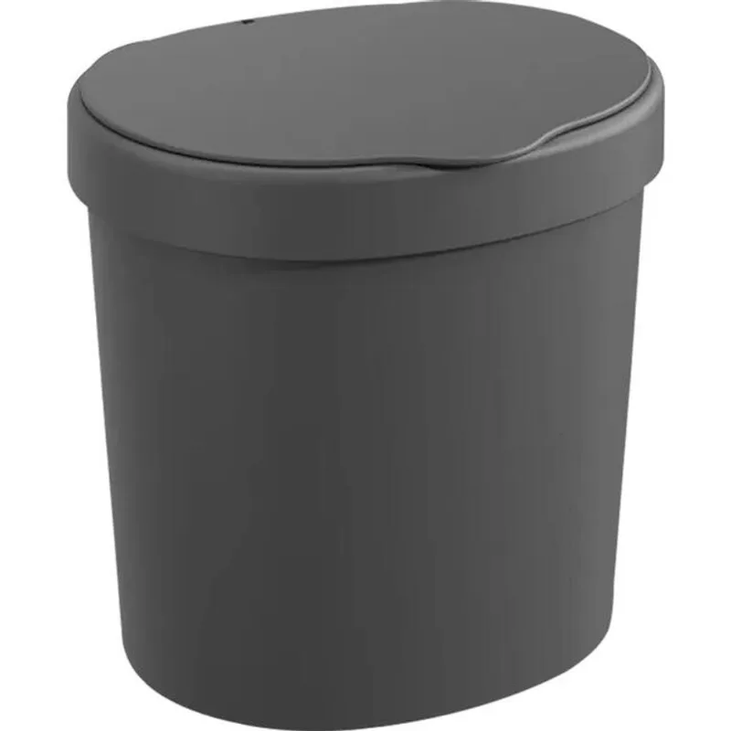 Lixeira Coza 2,5L Cinza un