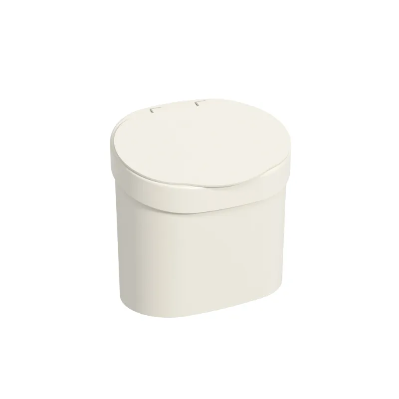 Lixeira Com Tampa Para Pia 4l Light Gray Coza