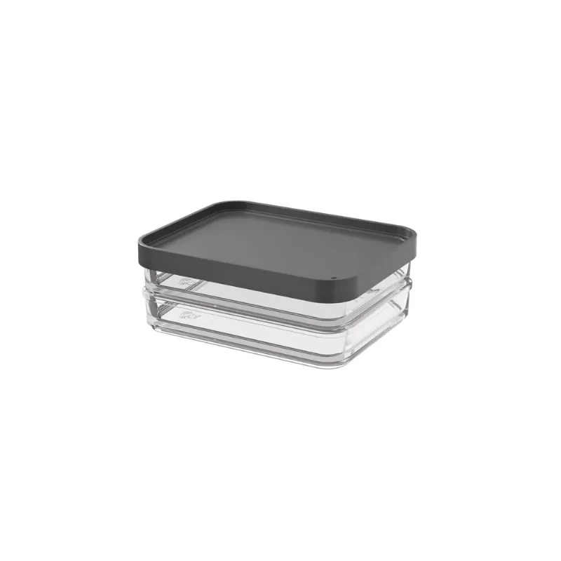Pote Clear Duo 560ml Cinza Chumbo Brinox