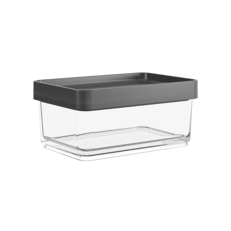 Pote Clear Micro 100ml Cinza Chumbo Coza