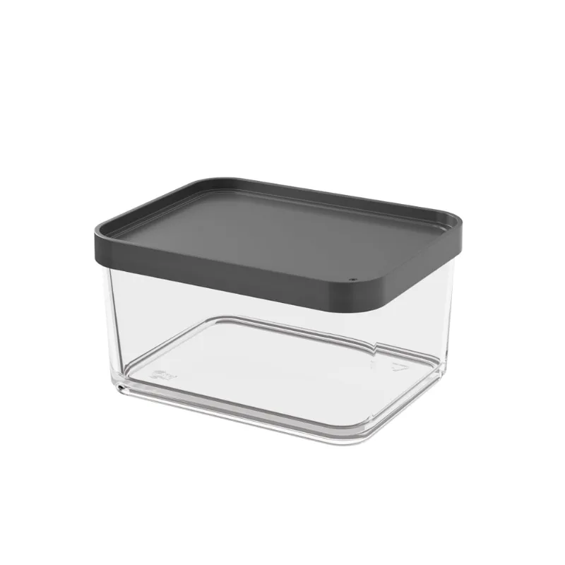 Pote Clear 1 Litro Cinza Chumbo Coza