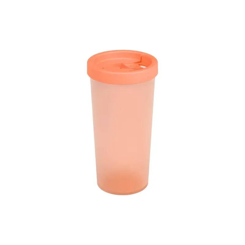 Copo Coza Plástico com Tampa Sortido 500ml - Coza - Utilidades E Casa