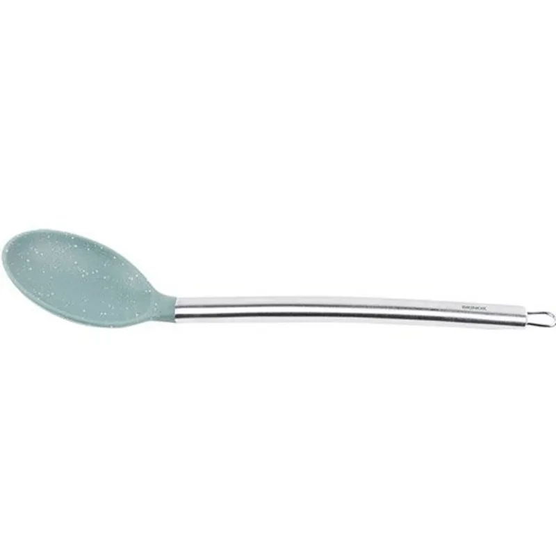 Colher para Arroz em Aço Inox e Silicone Brinox 33,5cm Verde 2258/335 (ID)
