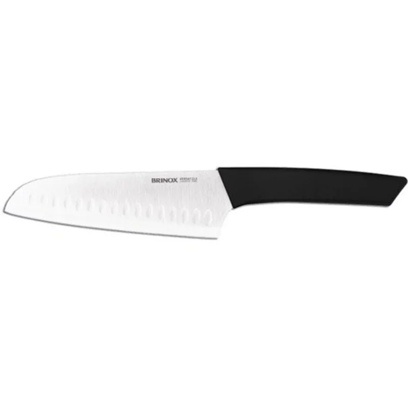 Faca Brinox Santoku 7" Preto 2524/302