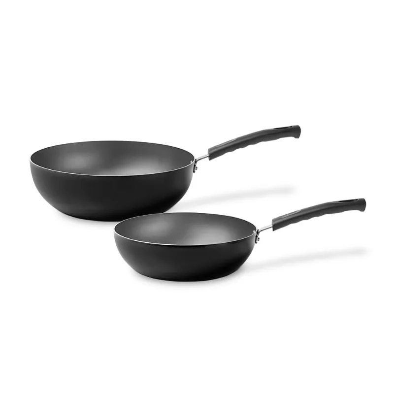 Conjunto de Woks 24 e 28cm Brinox Saffron 2 Peças