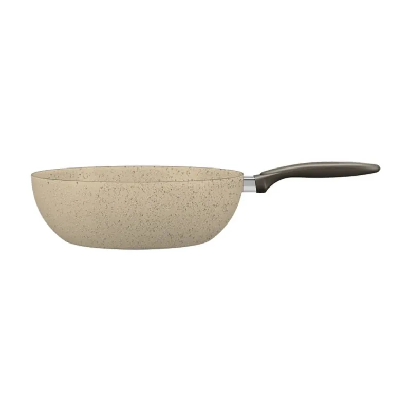 Wok Brinox Suprema Antiaderente Cerâmic Life Ø28cm 4,1 Litros Vanilla Vanilla