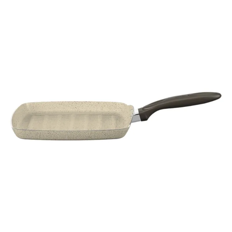 Grill Brinox Suprema Antiaderente Mineral Resist Ceramic Life 24cm 0,75L Vanilla Vanilla