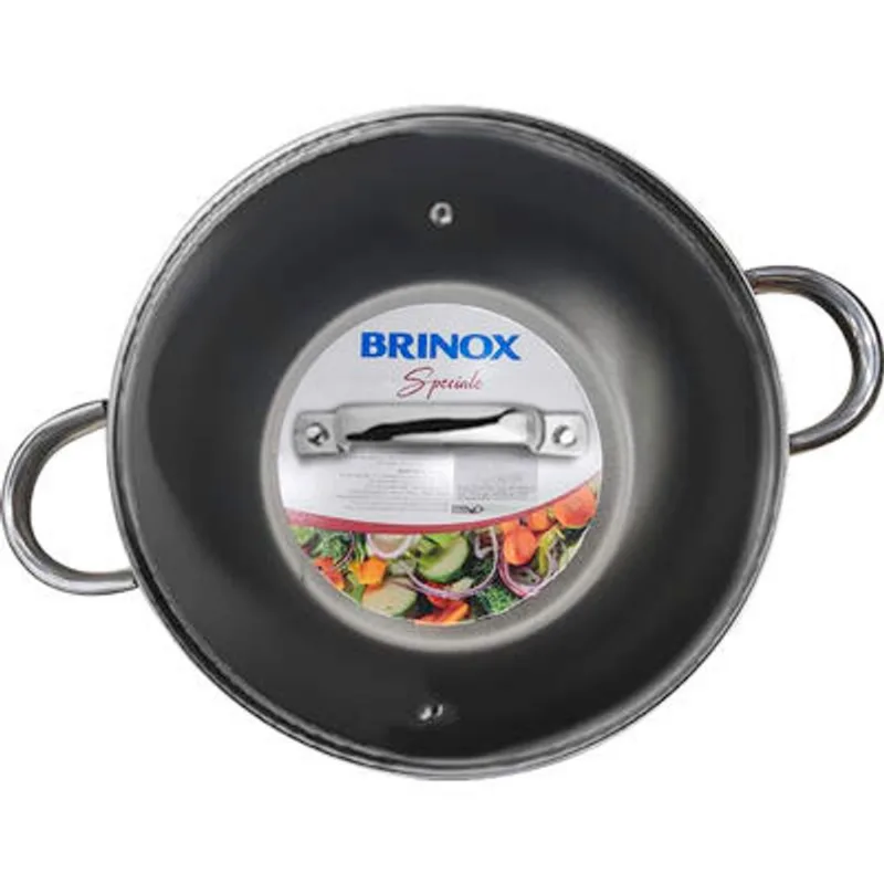 Panela com Tampa Wok Brinox 28 Specialle un
