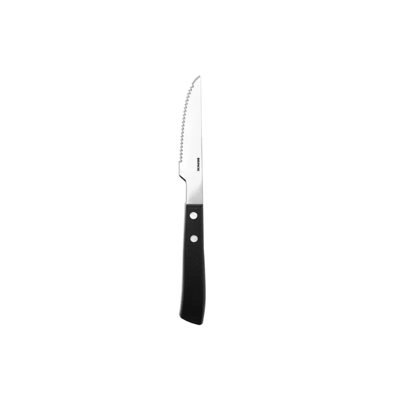 Faca para Churrasco Brinox Jumbo 4 1/4" 21,8 cm Preta Aço Inox 420 Aço Inox