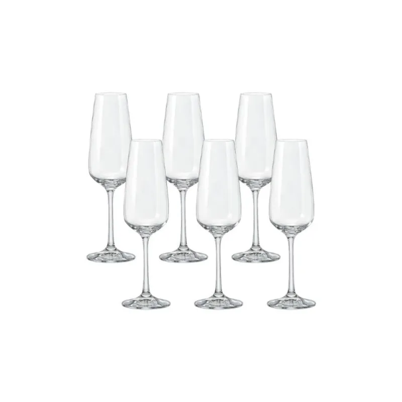 Taça para Espumante Aroma Preserva o Perlage Cristal Ecológico Design Sofisticado Transparente Haus - Haus Concept