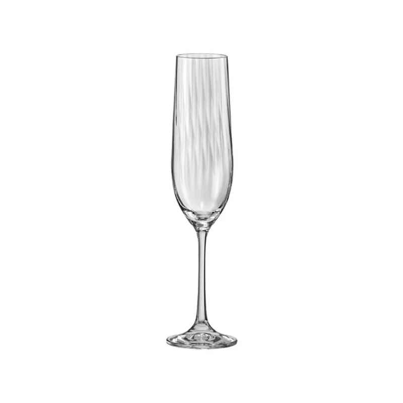Taça Espumante Dream 190 Ml Cristal Transparente Textura