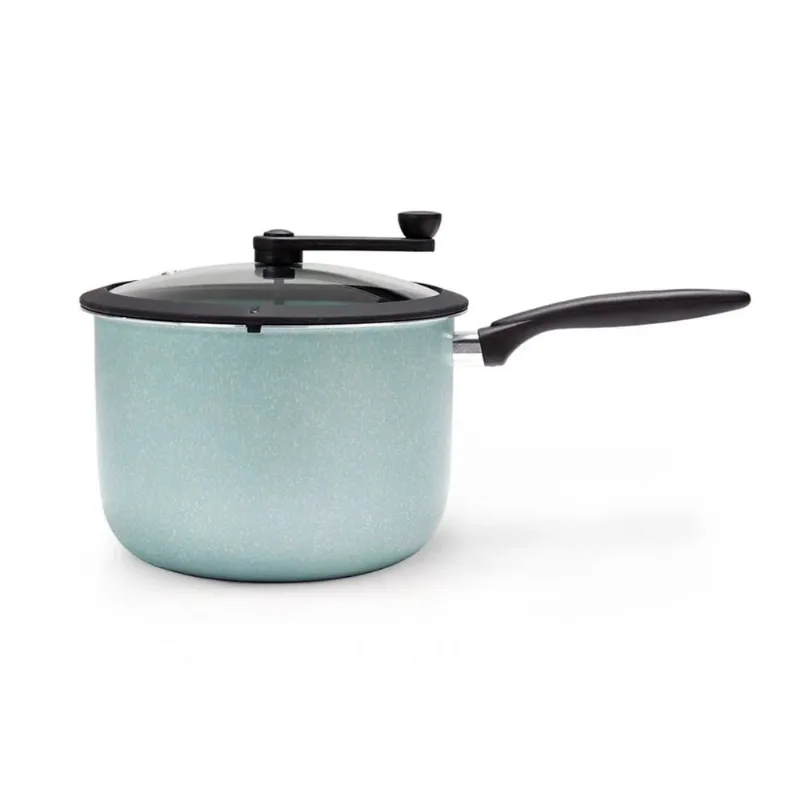 Pipoqueira Brinox Pic Poc Antiaderente Ceramic Life 5,5 Litros Ø22cm Verde Pipoqueira Pic Poc Ceramic Life Brinox Ø22 5,5L Verde