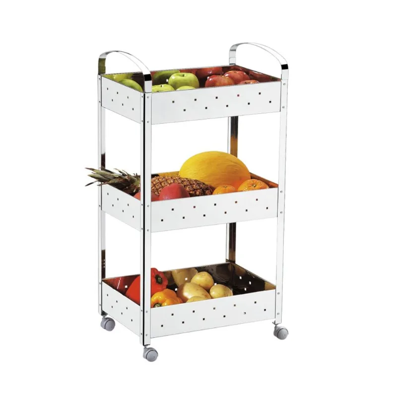 Carrinho Organizador Inox Suprema Brinox Aço Inoxidável - Brinox