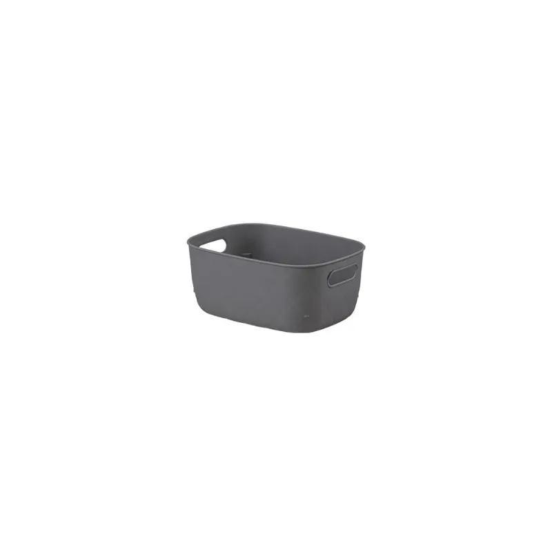 Caixa Organizadora Puffer 4L Cinza Chumbo