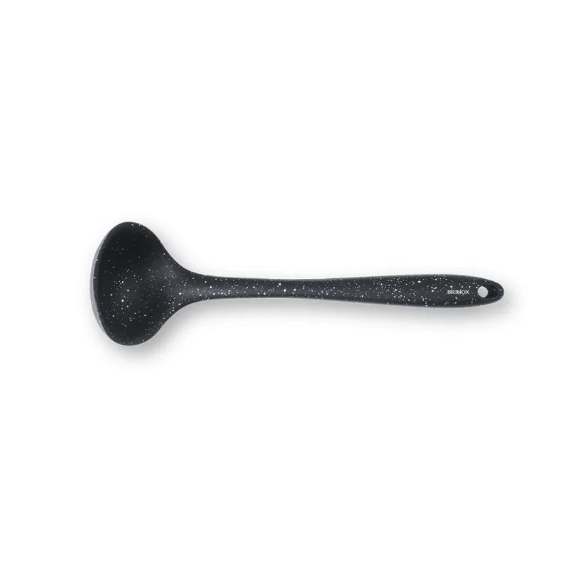 Concha de Silicone Brinox Flex 28cm Preto Flex Preto