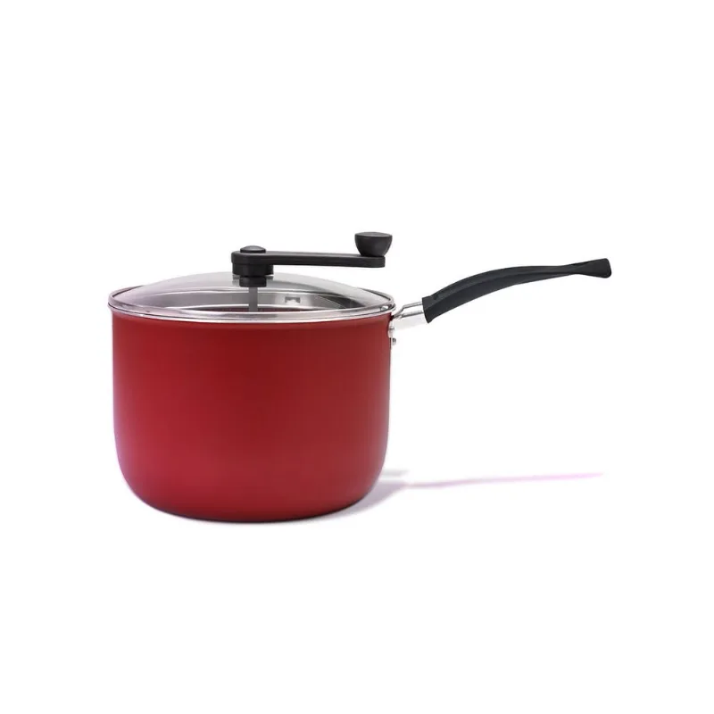 Pipoqueira Brinox Antiaderente Ceramic Life Rainbow Ø20cm 4,2 Litros Cereja Cereja