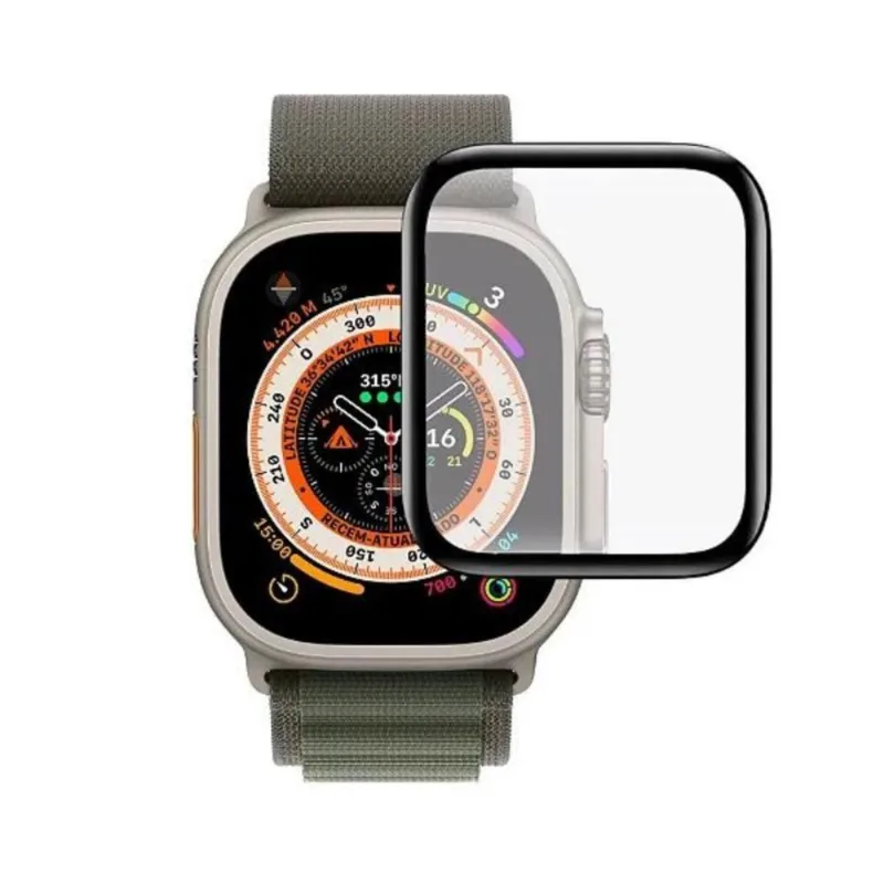 Película Para Apple Watch 44mm - Coverage 5d Pro Preta - Gshield