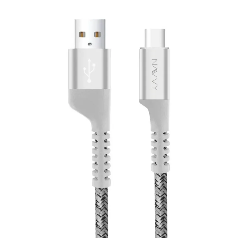 Cabo De Dados USB Tipo C Navvy GS-9483 1 Metro Branco (MP)