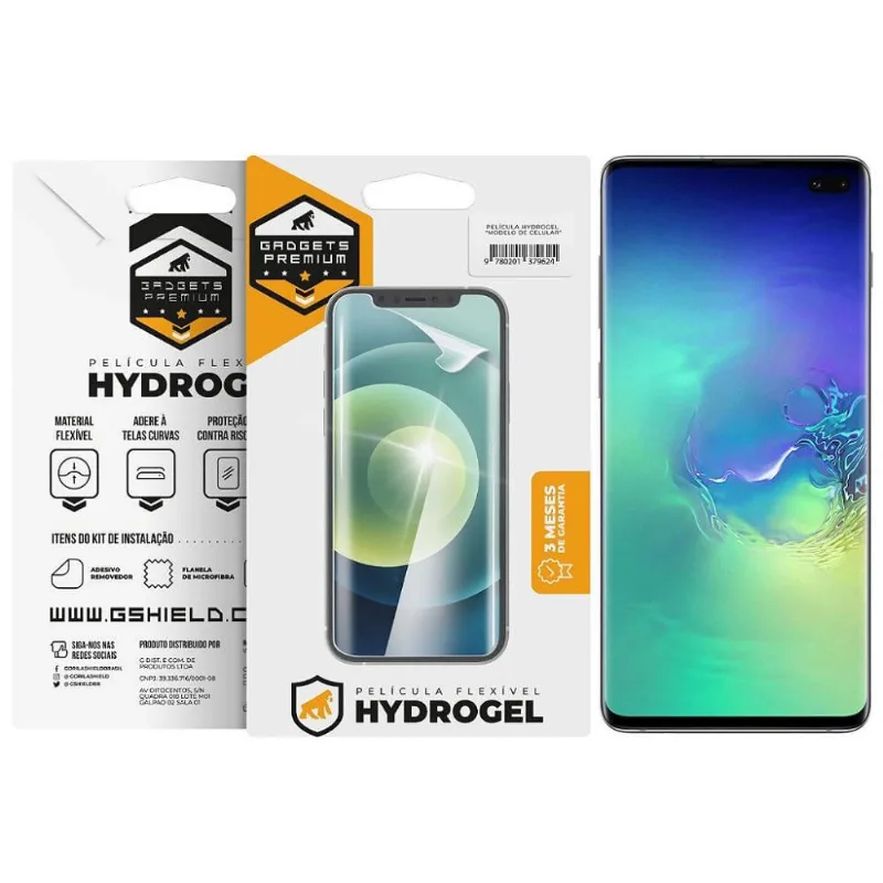 Película para Samsung Galaxy S10 Plus - Hydrogel Gamer Fosca - Gshield - Gshield