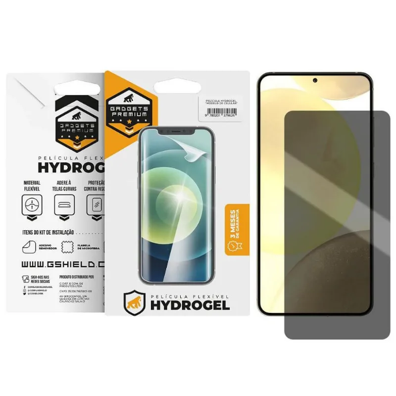 Película para Samsung Galaxy S24 - Privacidade Hydrogel - Gshield - Gshield - Celular E Smartphone