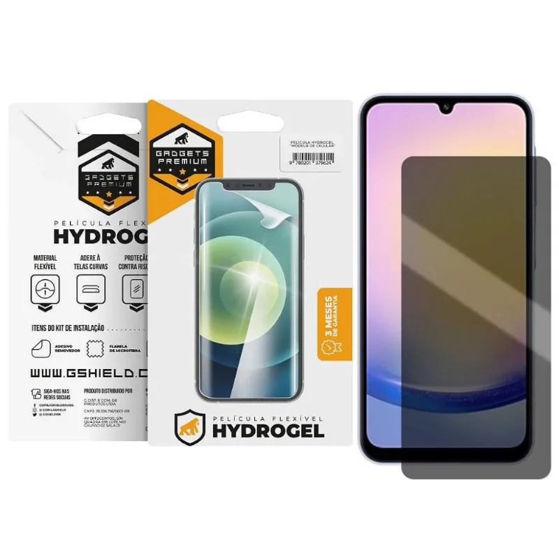 Película para Samsung Galaxy A25 5G - Privacidade Hydrogel - Gshield - Gshield - Celular E Smartphone