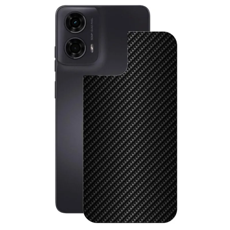 Película para Motorola Moto G24 - Traseira de Fibra de Carbono Preta - Gshield