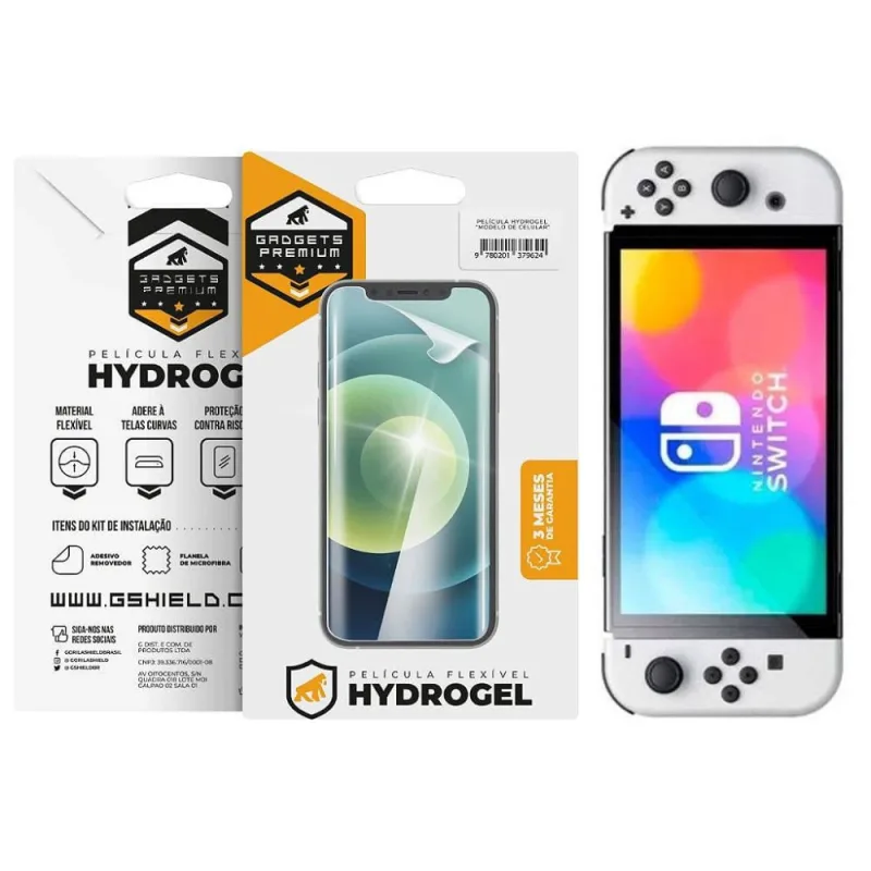 Película para Nintendo Switch Oled - Hydrogel HD - Gshield - Gshield - Celular E Smartphone