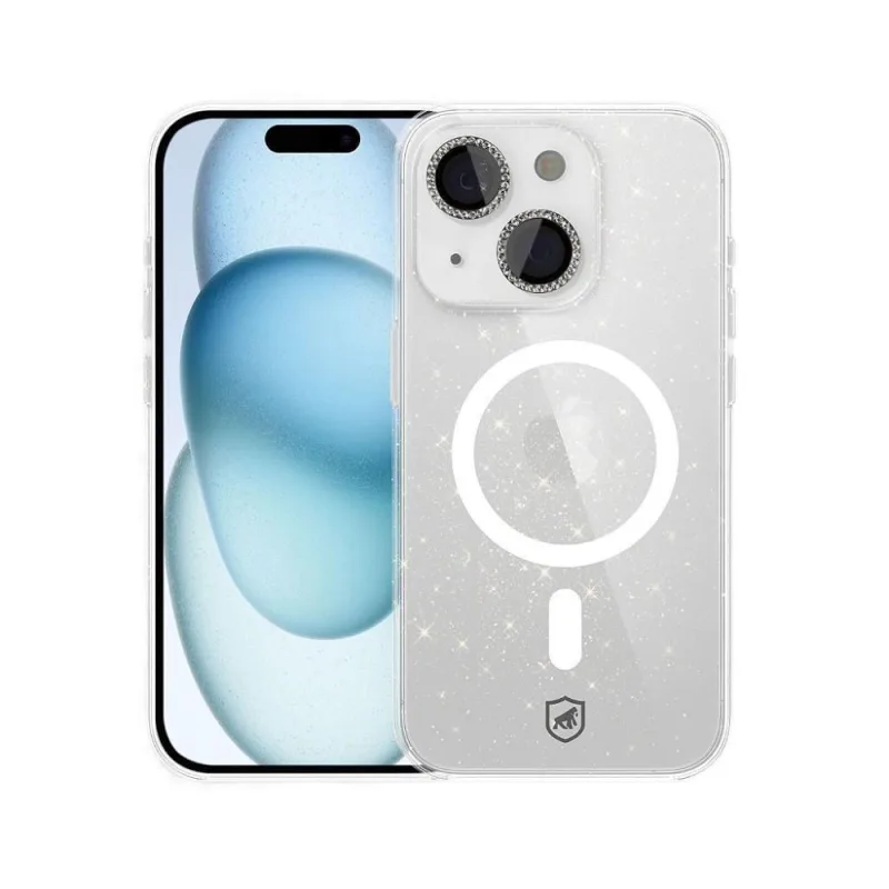 Capa Para Iphone 15 - Magsafe Glitter - Gshield - Gshield - Celular E Smartphone