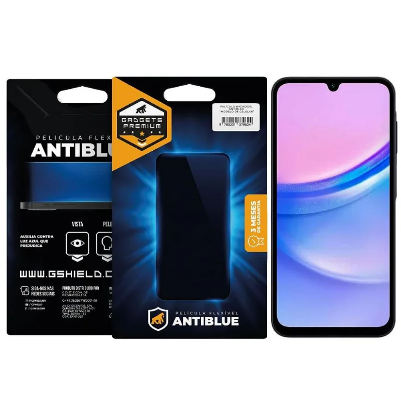 Película para Samsung Galaxy A15 - AntiBlue - Gshield - Gshield - Celular E Smartphone