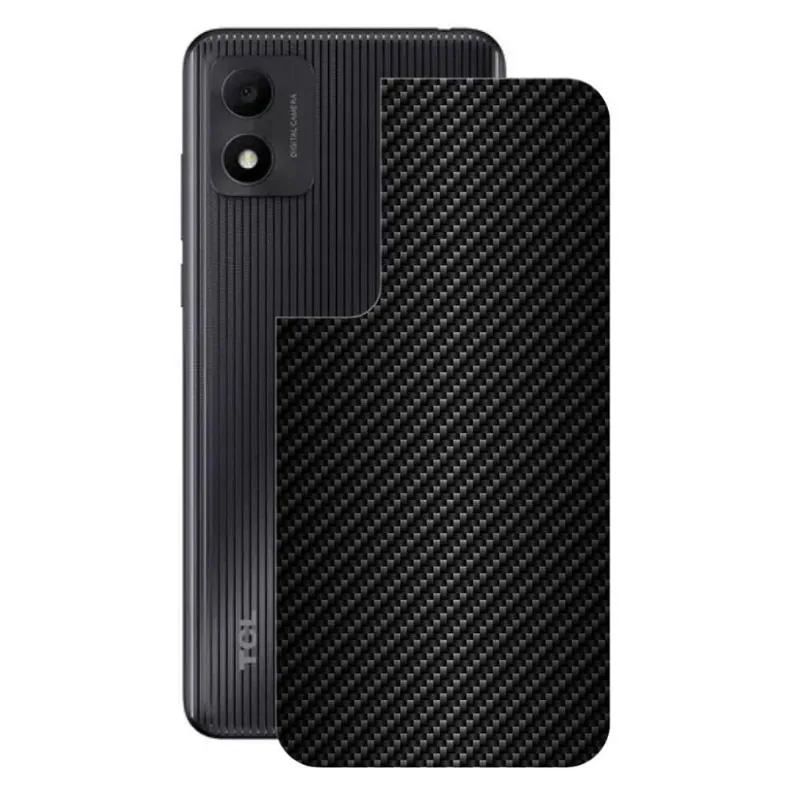Película para TCL 305i - Traseira de Fibra de Carbono Preta - Gshield