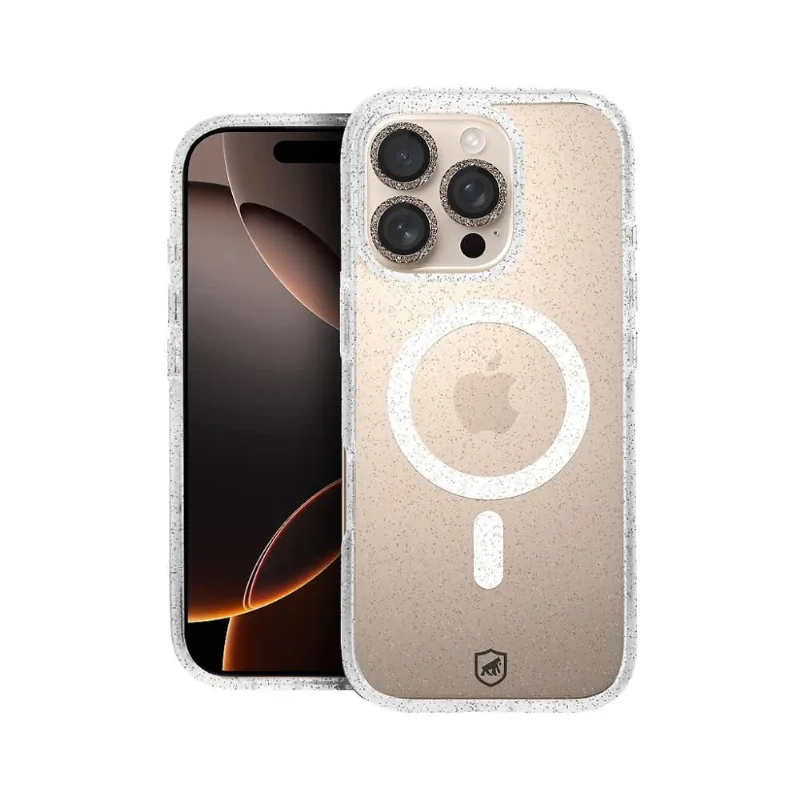 Capa para iPhone 16 Pro - MagSafe Glitter - Gshield