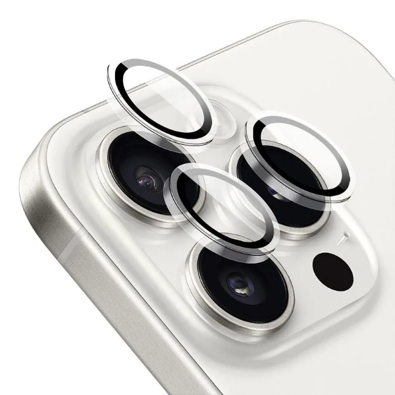 Protetor De Lente Para Iphone 16 Pro Max - Survivor - Transparente Com Molde Aplicador - Frame Para Câmera - Gshield