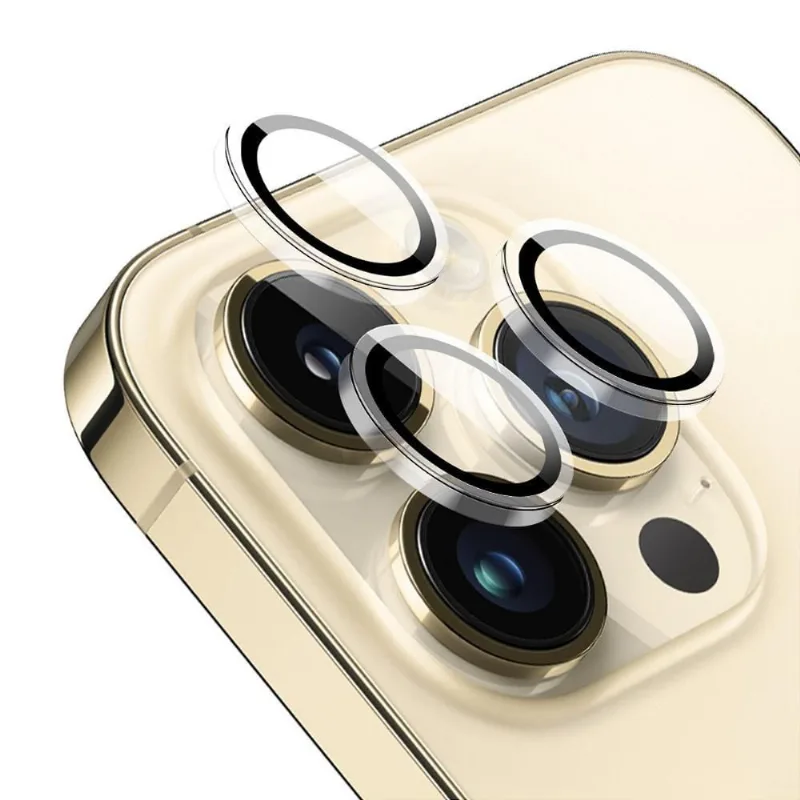 Protetor De Lente Para Iphone 13 Pro - Survivor - Transparente Com Molde Aplicador - Frame Para Câmera - Gshield