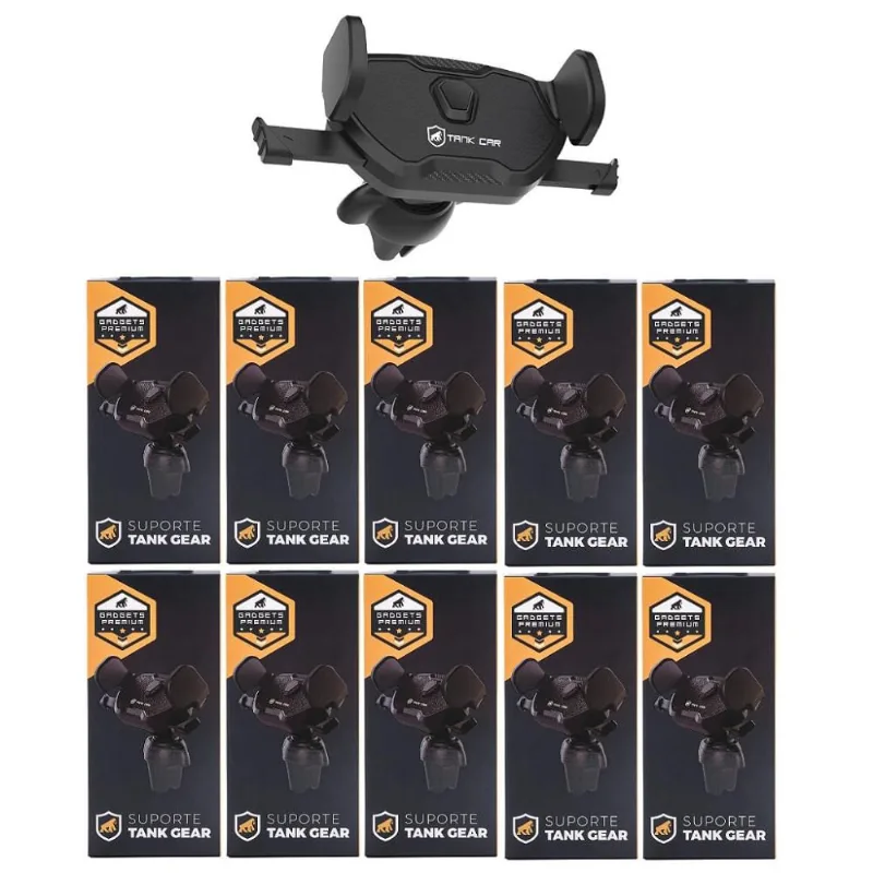 Suporte Veicular Tank Gear no Atacado - Caixa Fechada 10 Unidades - Gshield - Gshield