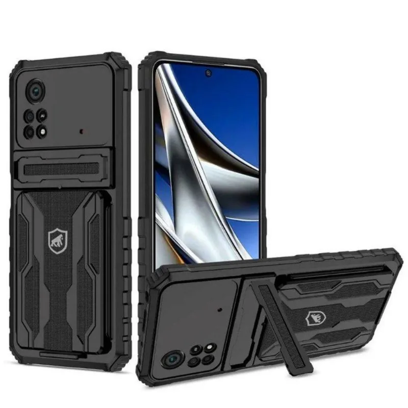 Kit Snap Guardian - Clip + Braçadeira + Capa para Xiaomi Poco X4 Pro 5G - Gshield