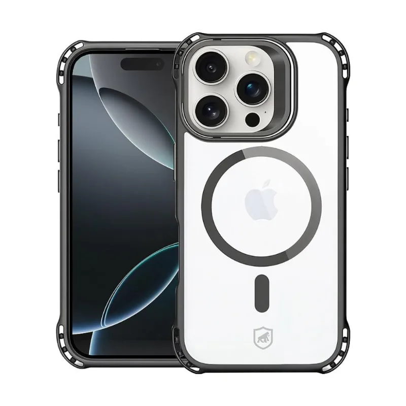 Capa para iPhone 16 Pro - MagSafe AirBag Preta - Gshield - Gshield
