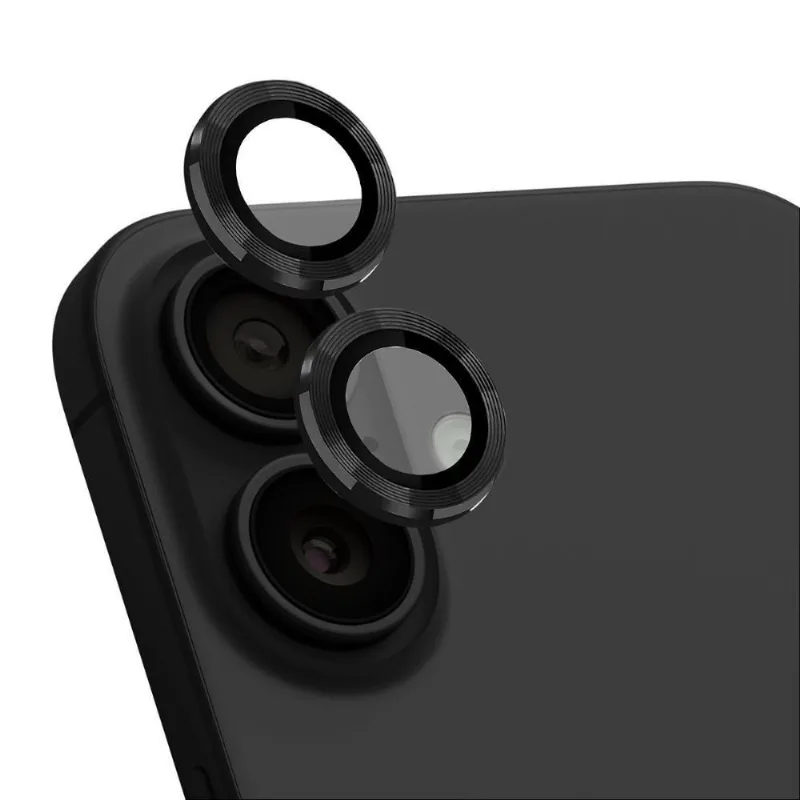 Protetor De Lente Gshield One Armor Para Iphone 16 Preto Alumínio + Polímero 1 Unidade