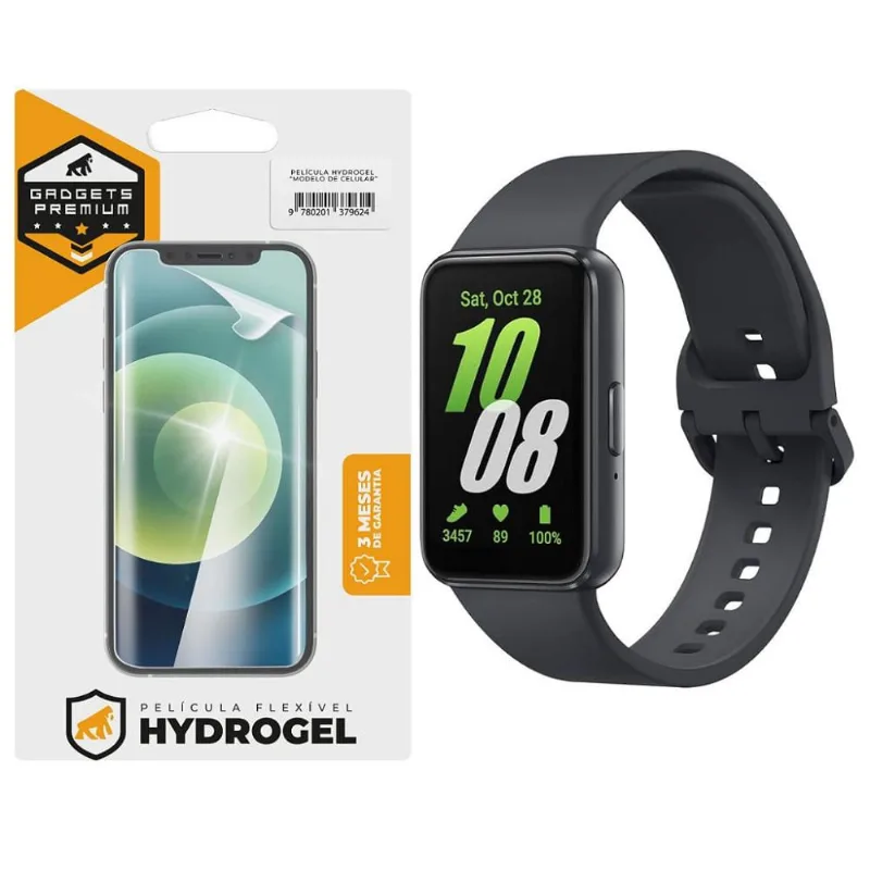 Película para Smartwatch Samsung Galaxy Fit3 - Hydrogel HD - Gshield - Gshield - Agro