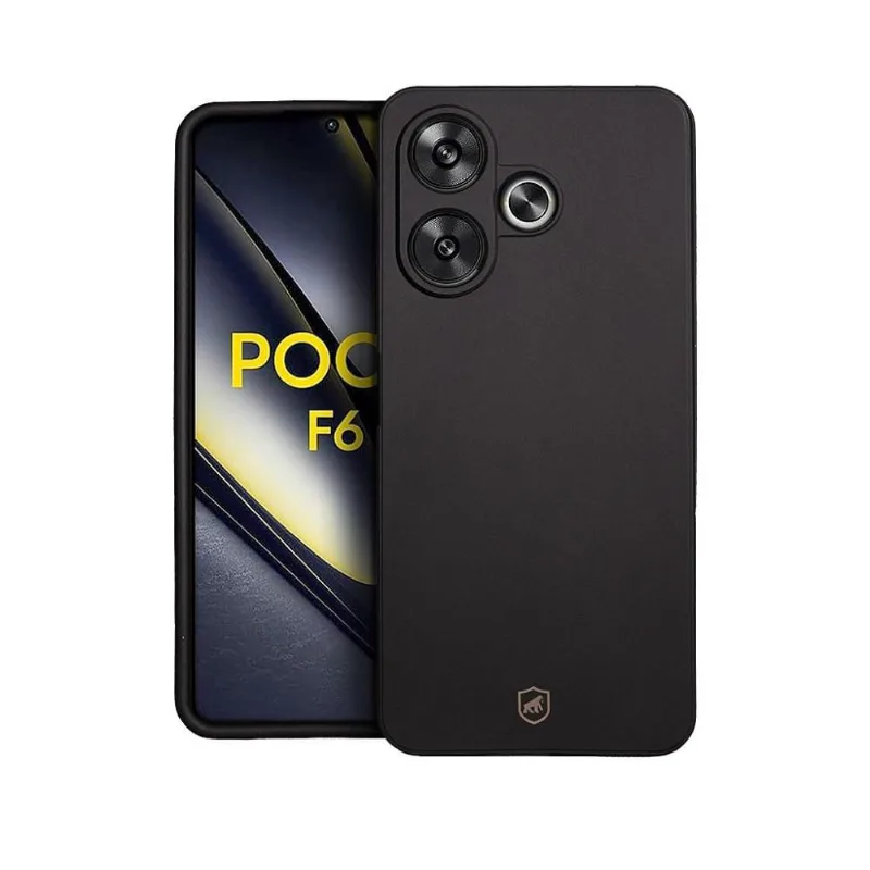 Capa para Xiaomi Poco F6 5G - Silicon Veloz - Preta - Gshield