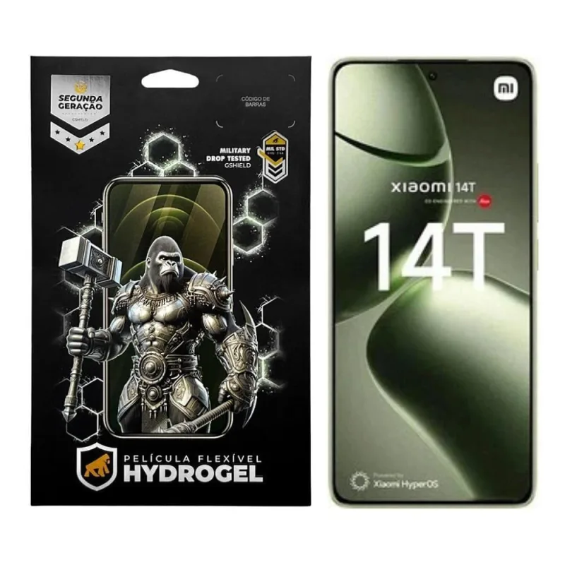 Película de Proteção para Celular Gshield Xiaomi 14T Hydrogel HD Transparente 1 Unidade - Gshield - Celular E Smartphone
