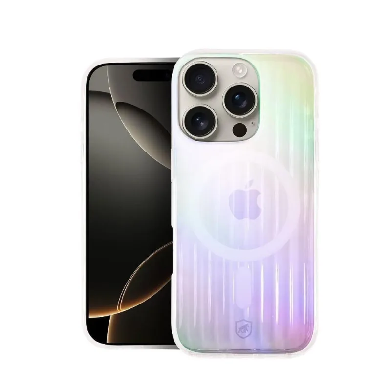Capa para Celular Gshield para Iphone 16 Pro com Proteção Contra Impactos Magsafe Holográfica - Gshield - Celular E Smartphone
