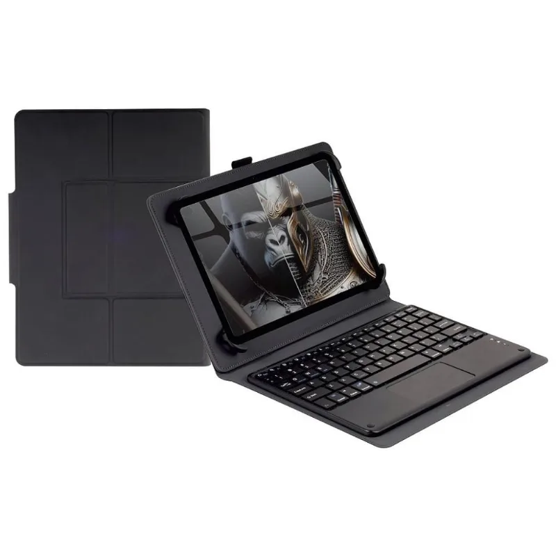 Capa Tablet de 9 a 11 com Teclado e suporte, Touchpad.
