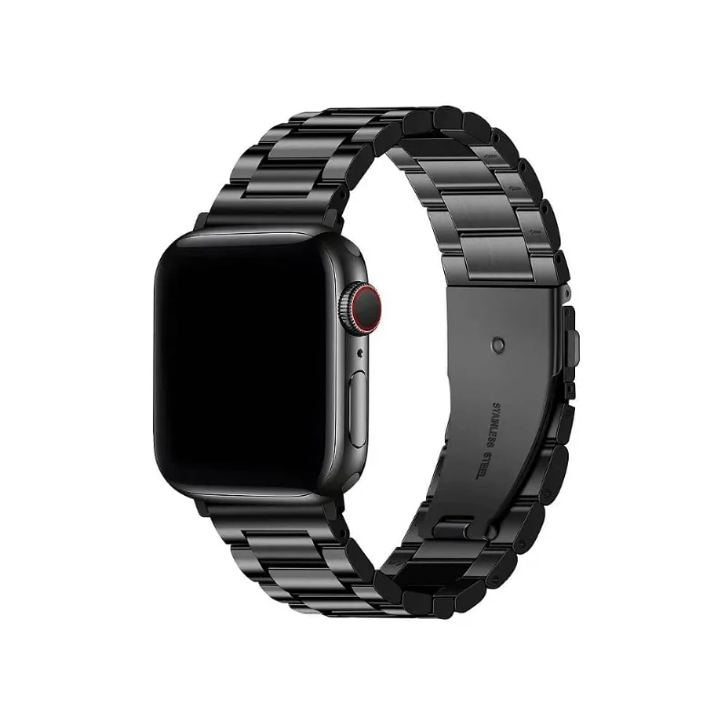 Pulseira para Apple Watch 38 / 40 / 41 MM - Metal Armor - Preta - Gshield