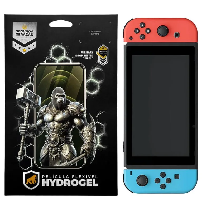 Película para Nintendo Switch V2 - Hydrogel HD - Gshield - Gshield - Celular E Smartphone