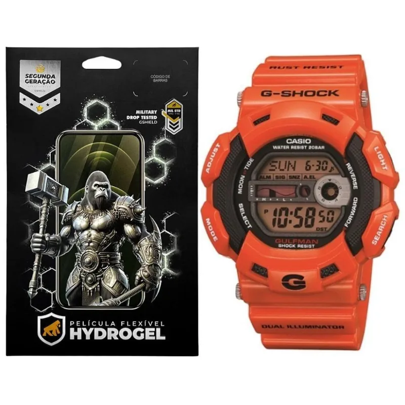 Película Para Casio G9200r - Hydrogel Hd - Gshield - Gshield