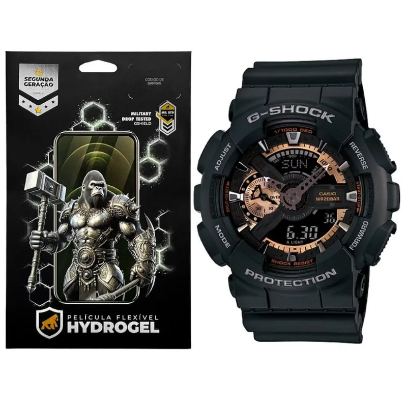 Película para Casio GA-110RG - Hydrogel HD - Gshield