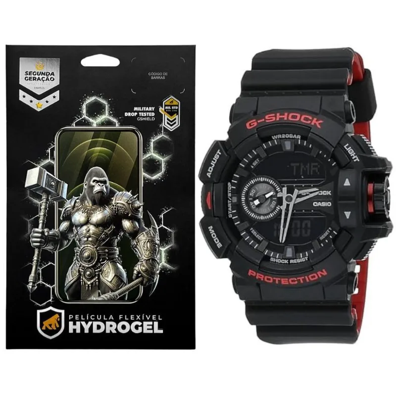 Película Para Casio Ga-400hr - Hydrogel Hd - Gshield