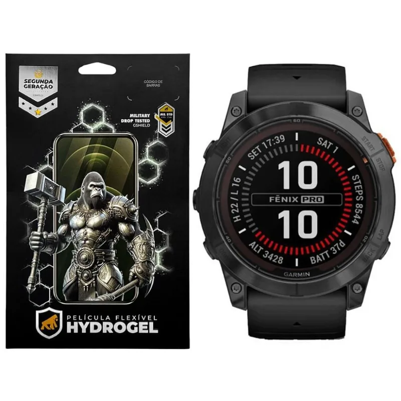 Película para Garmin Fênix 7X - Hydrogel HD - Gshield