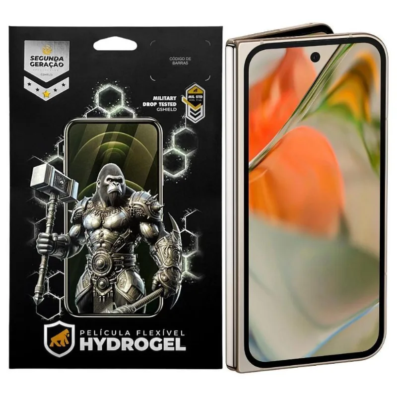 Película De Tela Gshield Para Google Pixel 9 Pro Fold Hydrogel HD Proteção Contra Riscos