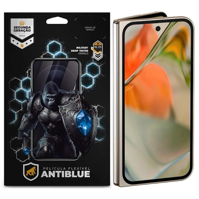 Película Gshield Antiblue Para Google Pixel 9 Pro Fold Com Bloqueio De Luz Azul 99% Transparente 1 - Gshield